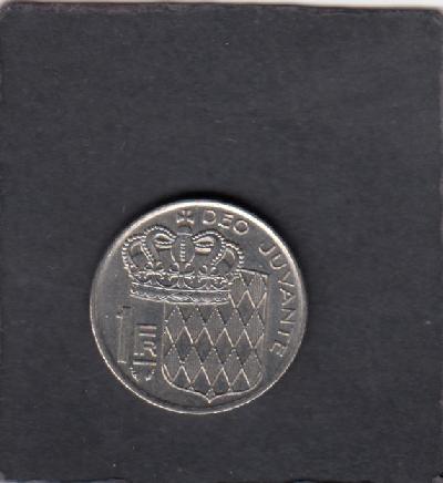 Beschrijving: 1 Franc RAINIER III  